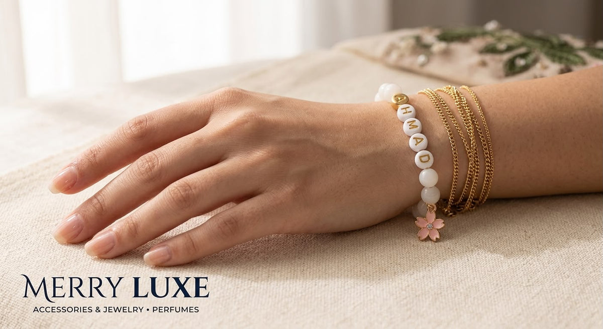 Custom Beaded Name Bracelet